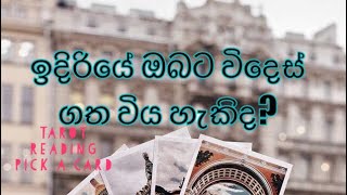 ඉදිරි කාලයේ ඔබට විදෙස් ගත විය හැකිද?