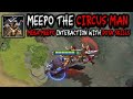 MEEPO THE CIRCUS MAN, MEEPO RIDING A WOLF! MEGA MEEPO INTERACTION WITH DOTA SKILLS