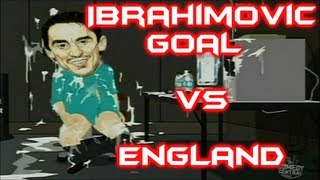 Ibrahimovic Goal Vs England Gary Neville Gasm 14/11/12
