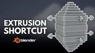 Extrusion Shortcuts in Blender!