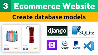 How to Create database models in Django | Django eCommerce Website | Django Tutorials