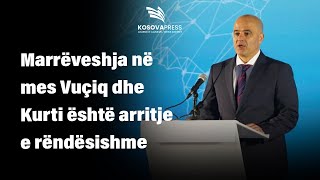 Kovaçevski: Marrëveshja në mes Vuçiq dhe Kurti është arritje e rëndësishme