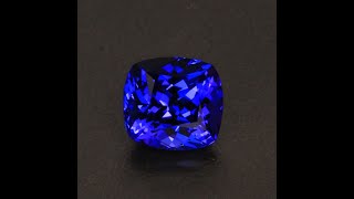 Violet Blue Antique Cushion Tanzanite Gemstone 2.21 Carats