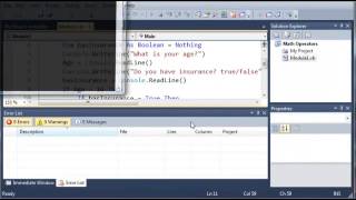 Visual Basic Tutorial 15 Nested If Statements