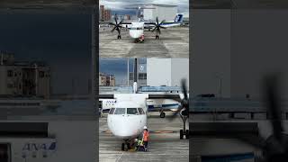 チョーク取り外し！ANA WINGS Bombardier DHC-8-402Q Dash 8 大阪国際（伊丹）空港 #Shorts