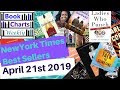 Top 10 Books to Read - FICTION & NONFICTION: New York Times Best Sellers' Chart (April 21st 2019).