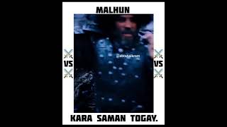 Malhun Hatun ⚔️ VS ⚔️ Kara Saman Togay #osman #ghazi  #short #fightseen #ertugrul son #karaosamanbey