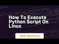 how to execute python script on linux