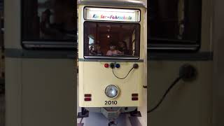 Inside a old Strassenbahn Frankfurt Verkehrsmuseum