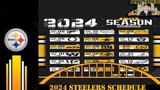 Pittsburgh Steelers 2024 initial reaction & read schedule prediction