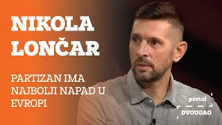 SPORTAL DVOUGAO Nikola Lončar: Partizan ima najbolji napad u Evropi, lopta leti na terenu