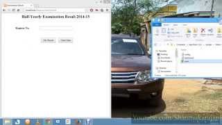 PHP-MySql Application(Tamil) Part-2 -Exam Result Search System