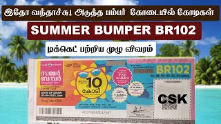 SUMMER BUMPER 10 Crores Prizes || Kerala Next Bumper|| BR-102 Full Details |சம்மர் பம்பர் BR102|