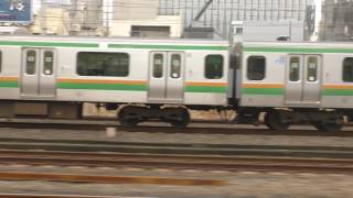 京浜東北線　浜松町から東京駅　車窓風景