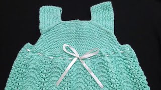 baby frock knitting in hindi