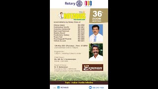 ROTABUS 36 - DR.R. MAHENDRAN , EXPOVAN VANNILA INITIATIVE