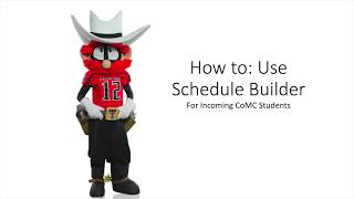 How To: Use Schedule Builder