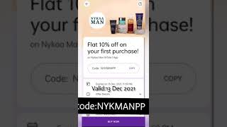 Nykaa Man Flat 10%off on your first purchase