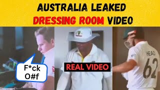 Australia leaked dressing room video 😱 #indvsaus