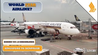 Singapore Airlines SQ938 | Singapore (SIN) to Denpasar-Bali (DPS) | Economy | B787-10 |