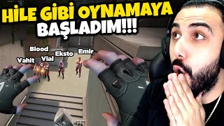 CNED İZLEDİKTEN SONRA HİLE GİBİ OYNAMAYA BAŞLADIM!! EKİPLE 5v5 VALORANT!! | Barış Can