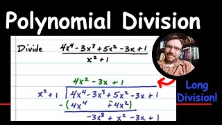 Polynomial Long Division - Quadratic Divisor - No Remainder