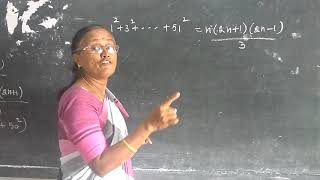 Sum of squares of first n odd numbers_part 1