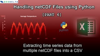 Extracting time series data from MULTIPLE netCDF files into a CSV (Part 6)