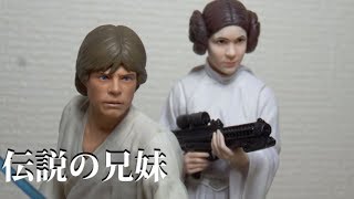 寿屋ARTFX+スターウォーズ「ルーク・スカイウォーカー＆プリンセス・レイア」レビュー！伝説の兄妹