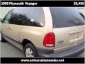 1999 Plymouth Voyager Used Cars Spotsylvania VA