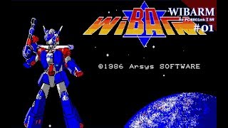 【Play】PC-8801 WIBARM（ウイバーン）#01 レトロゲーム