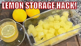 No More Wasted Lemons: Keep Them Fresh With This Method!!!🍋🍋