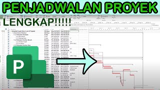 Tutorial LENGKAP Penjadwalan Proyek / Scheduling (MS Project) + Alur Berpikirnya !!