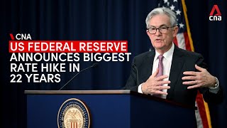 US Fed announces biggest rate hike in more than two decades to fight inflation