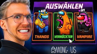 AMONG US MIT ALLEN ROLLEN DIE ES GIBT😂 (komplett verrückt...)