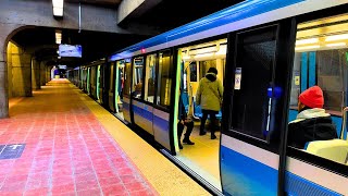 [Montreal metro] Ride from Namur to Angrignon including outside views🟠🟢