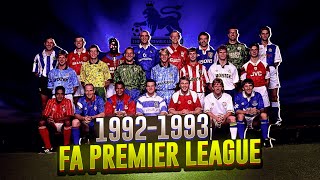 Premier League 1992/93 Season Review