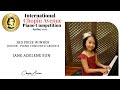 Jane Adelene Sun: Piano Concerto Group A 3rd Prize - Haydn, Piano Concerto in D Major Hob XVIII:11