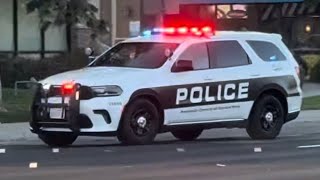 Oxnard Police Department Dodge Durango Responding code 3 to a Domestic Violence Call!
