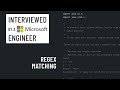 Java interview with a Microsoft engineer: Regex matching