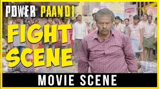 Pa Paandi - Fight Scene | Dhanush | Rajkiran | Sean Roldan