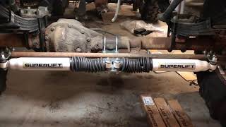 Superlift Dual Steering Stabilizer Install/Review on a Squarebody Chevy