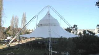 threesixty Theatre Tent - construction time-lapse