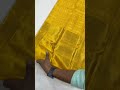 Exclusive pure Kanchipuram big border checks brocket sarees