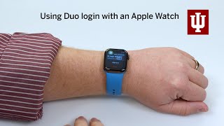 Using Duo login with an Apple Watch