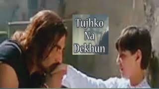 Tujhko na dekhu to dil ghabrata hai !! jaanwar movie song //akshay kumar