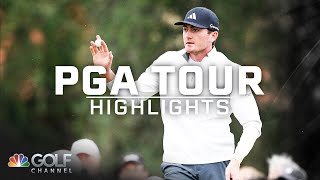 PGA Tour Highlights: Nick Dunlap's best shots at the American Express, Round 3 | Golf Channel