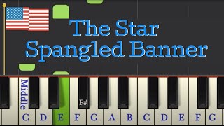 Easy Piano Tutorial: The Star Spangled Banner with free sheet music