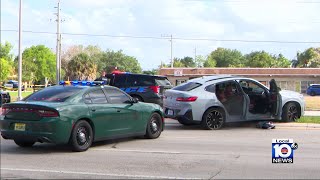 Driver shot inside BMW in Broward County
