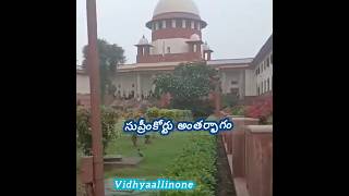 ఢిల్లీ సుప్రీంకోర్టు అంతర్భాగం| dilli supremkortu/అంతా నల్ల కోటు మయం| తీర్పుల గోల| #vidhyaallinone